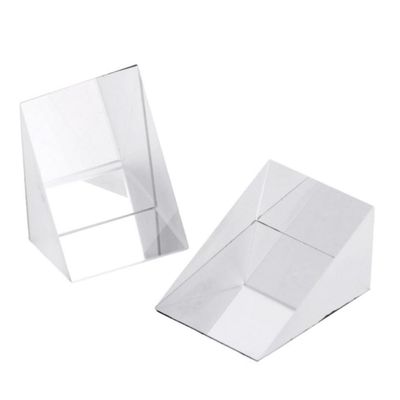Glass Right Angles Triangle Prisms - Coated Reflecting Prismss, Right Anglee Prismm Mirro | Glass Rightts Angless Triangle Prissm for Precision Instruments Excellent, Light Refractio