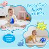 WAYPIN SION Crawling Dancing Octopus Toy for Kids  Rechargeable Interactive Sensory Toy with LED Lights & Music, Fun Tummy Time Gift for Birthdays & Holidays (Blue) view 3