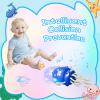 WAYPIN SION Crawling Dancing Octopus Toy for Kids  Rechargeable Interactive Sensory Toy with LED Lights & Music, Fun Tummy Time Gift for Birthdays & Holidays (Blue) view 4