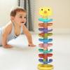 Ball Ramp Tower - Rolling Drop Slide, Stackable Ramp Set | Interactive Tiered Track Learning Toy, Colorful Educational Play Structure with Motion Based Activity for Development Kids Fun view 4