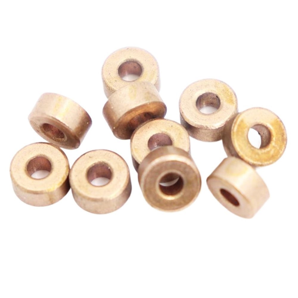 10PCS Oil Bearing 5 * 2B 5 * 2.5B 6 * 2.5B 6 * 3B Brass Shaft Sleeve Axle Bushing Bearings for DIY RC 4WD Models(63b 3.05x6x2.4mm)