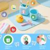 1000pcs Dental Stickers, 1.5in Round Cute Dentist Decals Tooth Fairy Stickers Reward Prize for Kids Fun Dental Decorations for Notebook Laptop Water Bottle (Style 1) view 4
