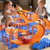 NIPLOOOW Puzzle Race Car Track Set for Kids 3-5, Floor Puzzle Track Car Set, Toddler Toys for 3 4 5 6 Years Old Boys, Toys Gift for Kids Boys Girls Age 3 4 5 6 7 8 Years Old view 2