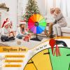 AugFir 24-inch Prize Wheel, Adjustable 32"-61" Height Desktop & Floor Stand Spinning Prize Wheel, Storable Prize Wheel Spinner, Suitable for Party, Carnivals and Tradeshow view 3