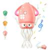 bcgwyep Dancing Octopus Baby Toy  USB Rechargeable Electric Crawling Tummy Time Toy, Magical Musical Squid with LED Lights, Music & Obstacle Avoidance  Birthday Gift for Kids Ages 3Y+ (Pink) view 1