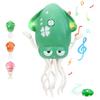 bcgwyep Dancing Octopus Baby Toy  USB Rechargeable Electric Crawling Tummy Time Toy, Magical Musical Squid with LED Lights, Music & Obstacle Avoidance  Birthday Gift for Kids Ages 3Y+ (Green) view 1