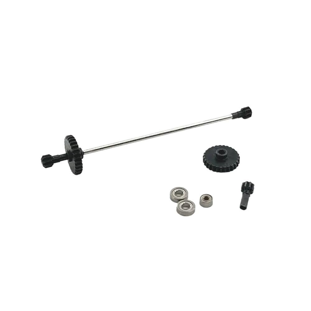 284161 284010 284131 K969 K989 P929 Steel Metal Gear Drive Shaft Compatible with 1 28 Scale RC Cars Reduction Gear Central Drive Transmission Upgrade Parts Compatible with Remote Control Vehicles