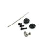 284161 284010 284131 K969 K989 P929 Steel Metal Gear Drive Shaft Compatible with 1 28 Scale RC Cars Reduction Gear Central Drive Transmission Upgrade Parts Compatible with Remote Control Vehicles view 3