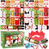 12 Pack Christmas No-Snap Party Table Favors, Christmas Table Favor with Party Hat, Joke & Little Gifts Inside for Kids and Adults, Xmas Table Decorations Seasonal Holiday Dinner Traditions Supplies view 1