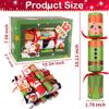 12 Pack Christmas No-Snap Party Table Favors, Christmas Table Favor with Party Hat, Joke & Little Gifts Inside for Kids and Adults, Xmas Table Decorations Seasonal Holiday Dinner Traditions Supplies view 3