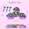 Whack Mole Game for Toddlers, Toys for 3-12 Year Old Girls Boys, Interactive Educational Multiplayer Toys with 3 Modes & 3 Hammers, Sound & Light, Birthday Xmas Gifts for 3 4 5 6+ Year Old Girls Boys view 3