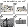 Personalized Girls Nap Mat - Custom Name Toddler Sleeping Bag with Pillow and Blanket for Daycare Preschool, Kids Sleeping Mat for Travel Camping, Easy Carry Roll Up Nap Sack Fishing view 4