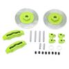 RC Brake Discs Simulation Aluminum Wheel Brake Discs for TRX6 Durable Lightweight CNC Machined 40mm Diameter 12mm Hex 2PCS (Green) view 1