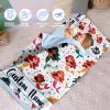 Personalized Girls Nap Mat - Custom Name Toddler Sleeping Bag with Pillow and Blanket for Daycare Preschool, Kids Sleeping Mat for Travel Camping, Easy Carry Roll Up Nap Sack Mermaid view 2