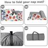 Personalized Girls Nap Mat - Custom Name Toddler Sleeping Bag with Pillow and Blanket for Daycare Preschool, Kids Sleeping Mat for Travel Camping, Easy Carry Roll Up Nap Sack Mermaid view 4