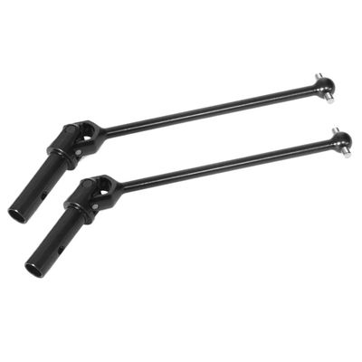 2pcs Metal Front Drive Shaft Driveshaft Upgrade Parts Compatible with 1 7 Scale KM WRC Style RC Car Model Vehicle