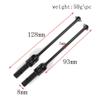 2pcs Metal Front Drive Shaft Driveshaft Upgrade Parts Compatible with 1 7 Scale KM WRC Style RC Car Model Vehicle view 2