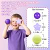 GUESVOT Ball Pit Balls Plastic Stars for Ball Pit BPA Free Plastic Balls Crush and Smash Proof Balls 100pcs 2.2" Set for Toddlers for Play Tent Tunnel (Blue+Purple+Pink) view 3