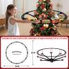 Hanging Christmas Train Toys with Smoke, Light and Sound, Electric Train Set for Kids Ages 4-8, DIY Train Tracks Building Kit, Classic Model Trains Gifts for Toddler 3 4 5 6 7 8 Years Old view 3