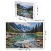 Jigsaw Puzzles 300/500/1000 Pieces Custom Puzzle from Photos Personalized Wooden Puzzle for Adults Banff National Park Travel Puzzles Gifts for Family Wedding Christmas Birthday view 2