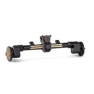 Clxdq-718 All Brass SCX24 Portal Axle with Heavy Brass Weights for 1/24 RC Crawler Axial SCX24 90081 C10 Jeep Gladiator Bronco (Rear axle)
