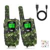 E-WOR Walkie Talkies for Kids, 2Pack 4 Miles Long Range Rechargeable Walkie Talkies 22 Channels with Flashlight Adventure Toys for 3 4 5 6 7 8 9 10 11 12 Year Old Boys Girls, Funny Gifts for Christmas view 1