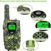 E-WOR Walkie Talkies for Kids, 2Pack 4 Miles Long Range Rechargeable Walkie Talkies 22 Channels with Flashlight Adventure Toys for 3 4 5 6 7 8 9 10 11 12 Year Old Boys Girls, Funny Gifts for Christmas view 2