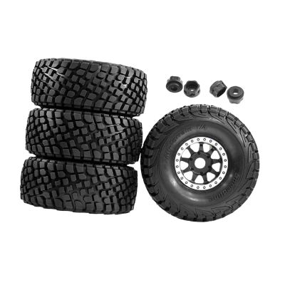 1/7 1/8 Short Cards RC Car Tires RC Vehicle Tires Repair Maintenance Replaces Tyre Remote Control Car Wheel Rims, Silver