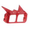 Mrisata Aluminum Alloy Steering Servo Guard Armor SOA Cover CNC Processed Anodized Surface Protective Upgrade Part for 1/10 RC Crawler Cheeter Rig Rock Bouncer Roll Cage Capra RR10 (Red) view 2