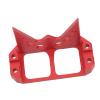 Mrisata Aluminum Alloy Steering Servo Guard Armor SOA Cover CNC Processed Anodized Surface Protective Upgrade Part for 1/10 RC Crawler Cheeter Rig Rock Bouncer Roll Cage Capra RR10 (Red) view 4