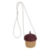 Acorn-Shaped Basket  Miniature Woven Holder, Natural Straw Organizer | Boho-Style Storage Container, Handmade Beach Display Bag, Cute Rustic Bin for Kids Room Shelf Desk Garden Corner, Decorative Bas view 1