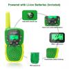 E-WOR Walkie Talkies for Kids Rechargeable, 4 Pack 3KMS Long Range Walkie Talkies Toy with Flashlight Adventure Toys for 3 4 5 6 7 8 9 10 11 12 Year Old Boys Girls, Great for Kids view 2