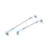 M2 Ball Link Rod Assembly Plastic Ball Joint Turnbuckle Steering Linkage for RC Models 25mm to 250mm(White,L95MM) view 1