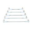 M2 Ball Link Rod Assembly Plastic Ball Joint Turnbuckle Steering Linkage for RC Models 25mm to 250mm(White,L95MM) view 2