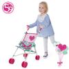 509 Crew: Mint Heart - Bouncer Doll Play Set - Pink & Green, Furniture & Care Set, Umbrella Stroller-Highchair-Play Pen-Purse-Toy Accessories, Kids 3+ view 2