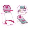 509 Crew: Mint Heart - Bouncer Doll Play Set - Pink & Green, Furniture & Care Set, Umbrella Stroller-Highchair-Play Pen-Purse-Toy Accessories, Kids 3+ view 4