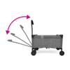 509 Crew: Little Wagon - Melange Grey - Folding Pull-Along Cart, Adjustable Handle, Canvas-Metal Frame, Transport Toys-Dolls-Stuffed Animals, Kid 3+ view 4