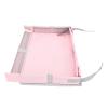 Dioche Foldable Travel Tray Cover with Multifunctional Design for Kids and Adults - Navy Blue Airplane and Table Tray Bag Organizer (Pink) view 1