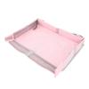 Dioche Foldable Travel Tray Cover with Multifunctional Design for Kids and Adults - Navy Blue Airplane and Table Tray Bag Organizer (Pink) view 4