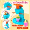 99 PCS 5 in 1 Dough Sets for Kids Ages 3-4-8, Art Crafts Dough Tools Kit, Ice Cream Playset Noodle Hamburger Cake Maker Machine, Dessert Rack, Kitchen Creations Food Play Toys Toddlers Boys Girls view 4