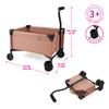 509 Crew: Little Wagon - Pink - Folding Pull-Along Cart, Adjustable Handle, Canvas-Metal Frame, Transport Toys-Dolls-Stuffed Animals, Kids 3+ view 2
