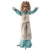 5 Ft. 6" Animated Standing Pumpkin Girl Doll Halloween Decoration view 1