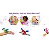 Happy Yappers: Birds 2 Pack - Oriole & Red Parrot - Slap Bracelet Interactive Plush Toy Birds, They Chat-Sing-Mimic Each Other, Flap Wings, Kids 3+ view 4