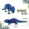 PowerTRC 3D Printed Skeleton Ankylosaurus Prehistoric Collectible Articulating Dinosaur 3D Figurine Desk Decoration for Teens and Adults, Made in USA view 2