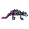 PowerTRC 3D Printed Skeleton Ankylosaurus Prehistoric Collectible Articulating Dinosaur 3D Figurine Desk Decoration for Teens and Adults, Made in USA view 3