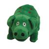 Adorable Large Dog Toys Big Oink Grunting Squeakers Polka Dot Soft Plush Pigs 9" (Green) view 1