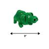 Adorable Large Dog Toys Big Oink Grunting Squeakers Polka Dot Soft Plush Pigs 9" (Green) view 2