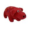 Adorable Large Dog Toys Big Oink Grunting Squeakers Polka Dot Soft Plush Pigs 9" (Red) view 1