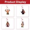 13 Packs Party Supplies, 12pcs Hanging Swirls and 1 Happy Birthday Banner for Wrestling Party Decoration view 4