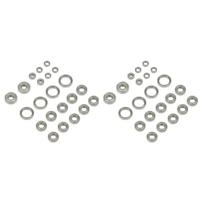 Compatible with Arrma for Kraton for Typhon for Senton for Notorious 6S 1/8 RC Car Upgrade Parts 44PCS Ball Bearing Kit RC Car Upgrade Parts